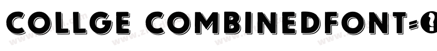 Collge CombinedFont字体转换